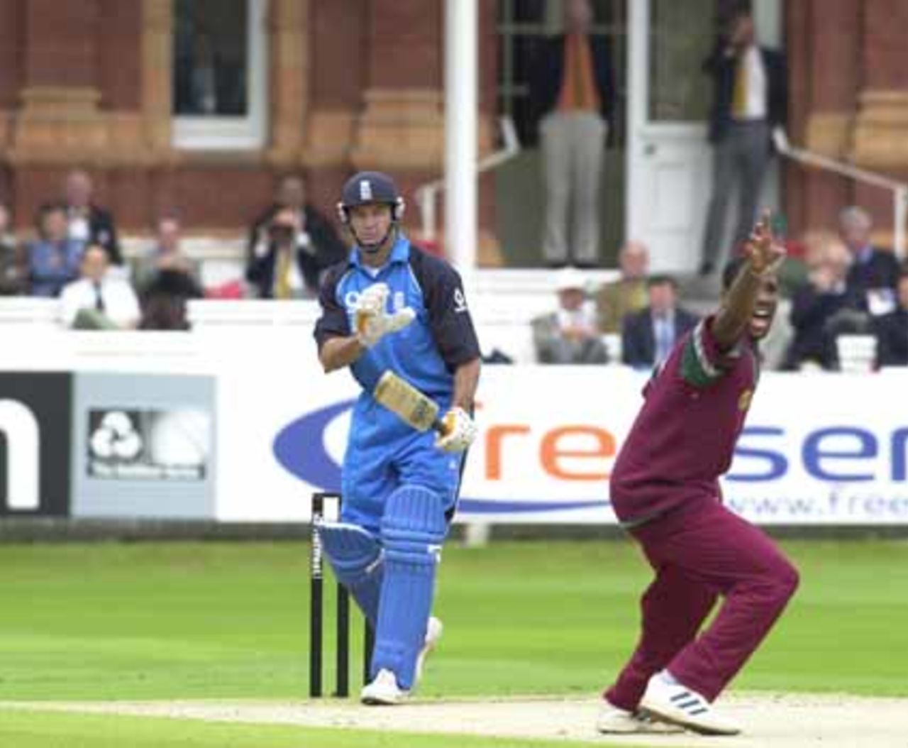 Third Nat West ODI at Lord's , England v West Indies, 2000
