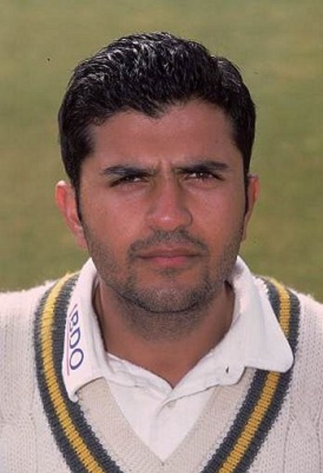 14 Apr 2000: Portrait of Usman Afzaal of Nottinghamshire CCC taken at Trent Bridge in Nottingham, England.
