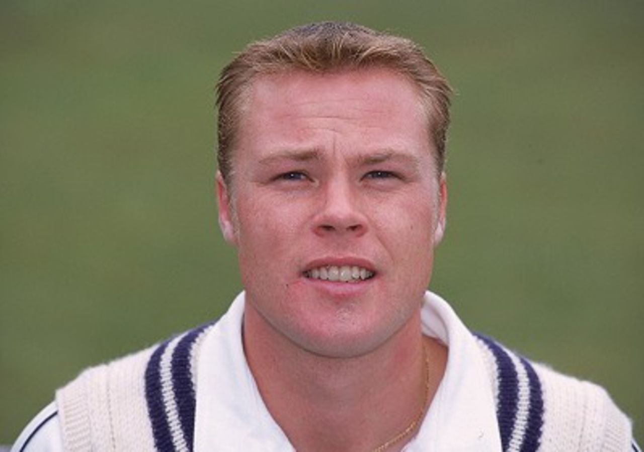 13 Apr 2000: Portrait of Martin Saggers of Kent CCC taken at Canterbury in England.