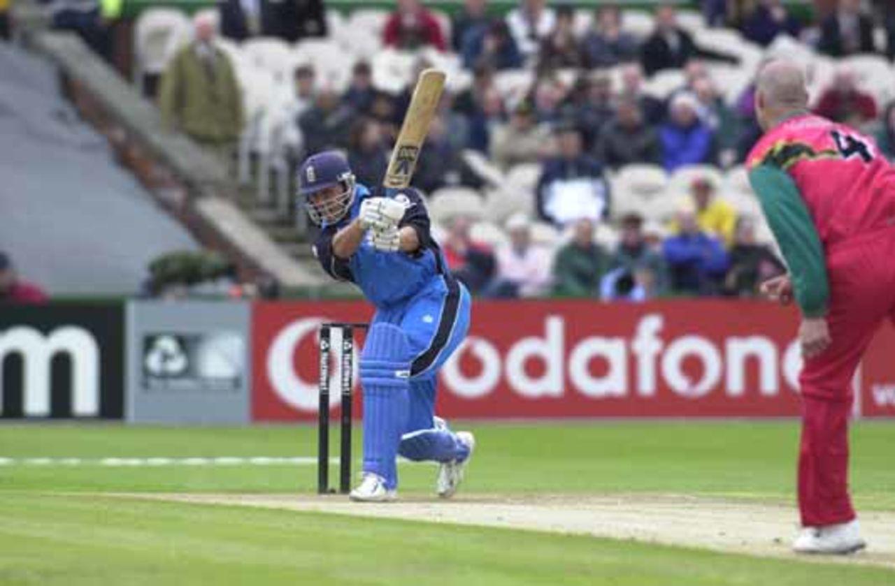 In the Nat West series at Old Trafford , England v Zimbabwe 2000