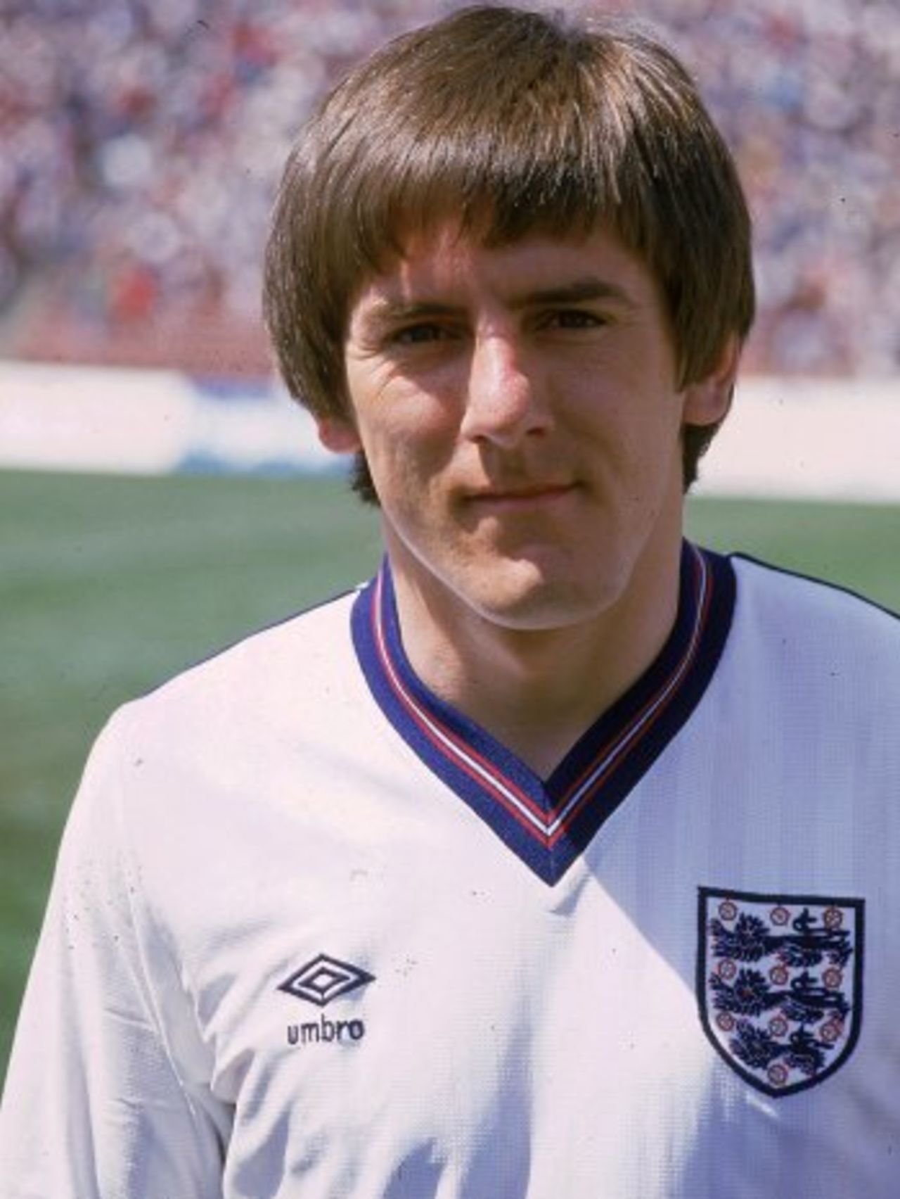 17 May 1986: Portrait of Peter Beardsley of England before the International Friendly against Mexico at the Los Angeles Colliseum in California, USA.