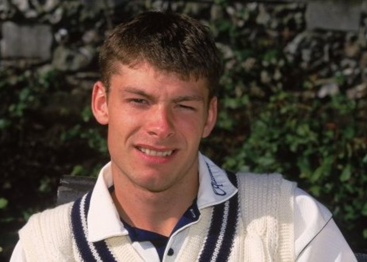 10 Apr 2000: Portrait of Simon Cook taken at a Middlesex County Cricket Club photocall at Lord's in London.