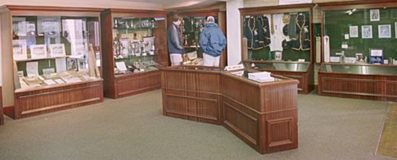 Inside the Lancashire County Cricket Club Museum