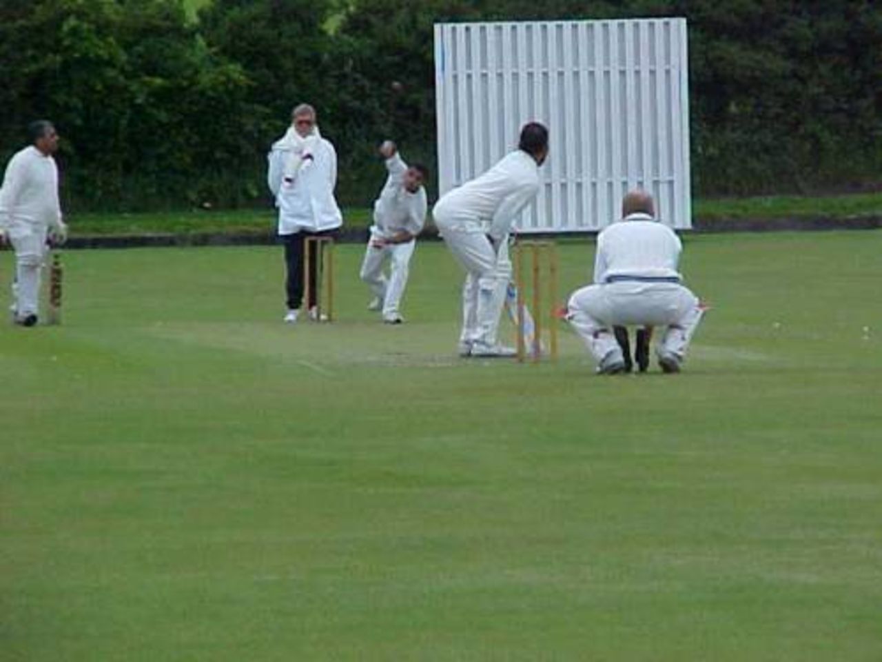 Imran Hussain opened the bowling for Accrington