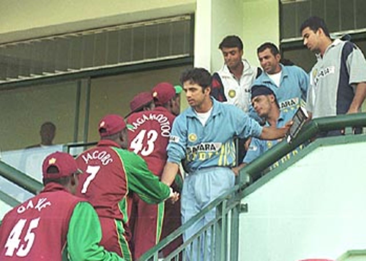 30 June 2001: Coca-Cola Cup (Zimbabwe) 2001, 4th Match, India v West Indies, Queens Sports Club, Bulawayo