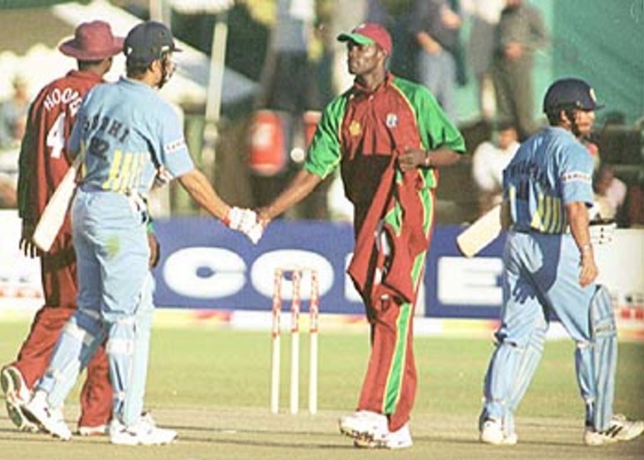 04 July 2001: Coca-Cola Cup (Zimbabwe) 2001, 6th Match, India v West Indies, Harare Sports Club