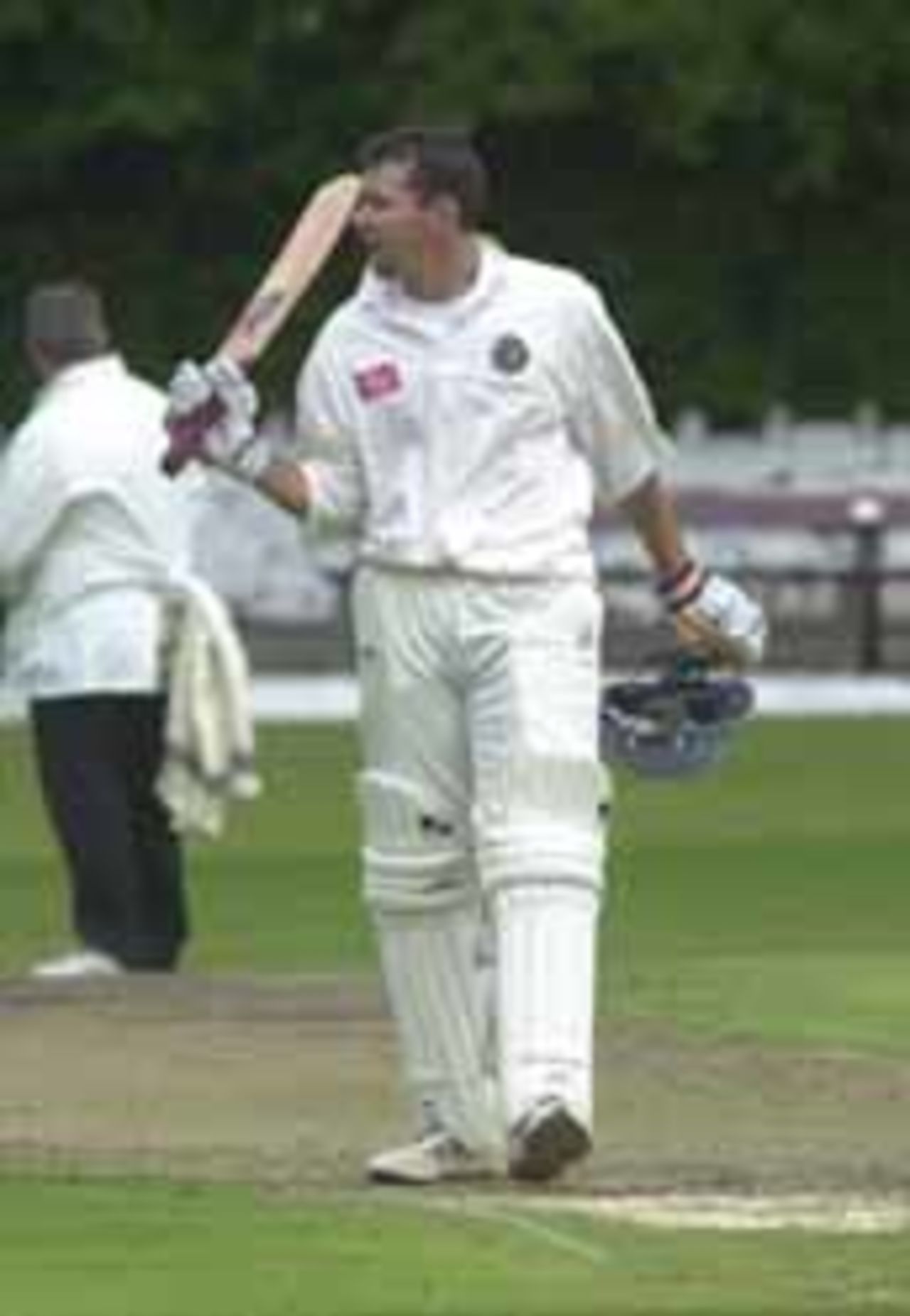Martin Van Jaarsveld salutes his century