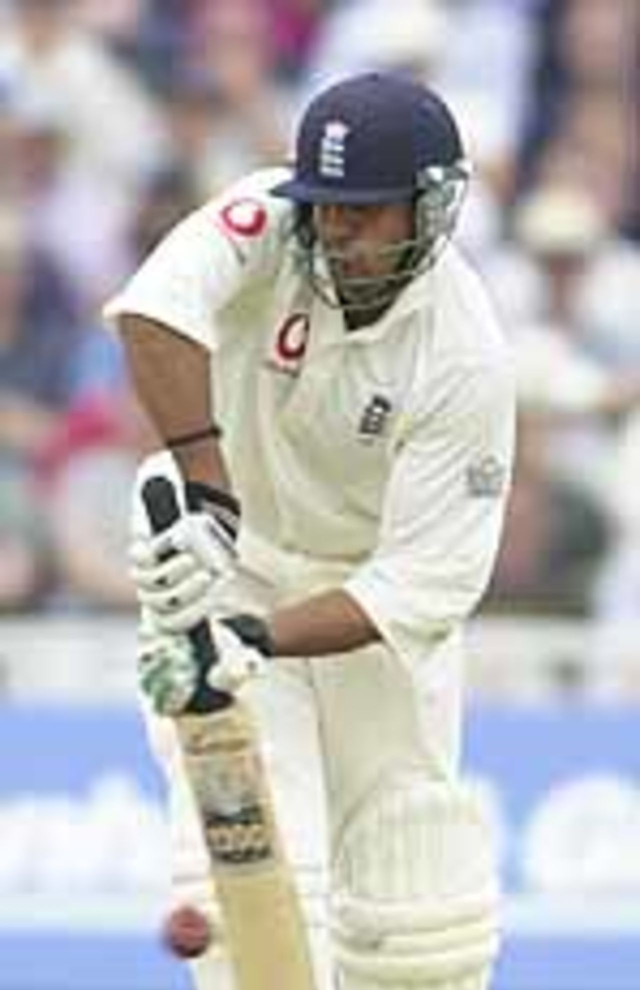 Pictured in the 2001 Ashes Test at Birmingham , July 2001