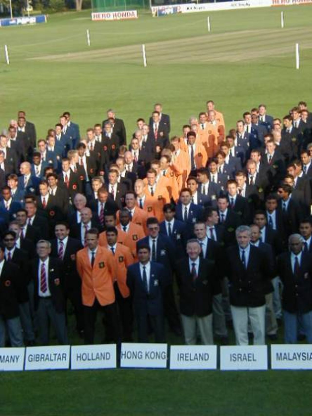ICC Trophy team line up