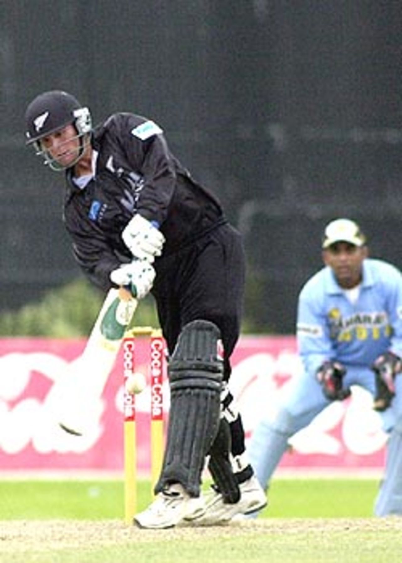 20 July 2001: Coca-Cola Cup (Sri Lanka) 2001, 2nd Match, India v New Zealand, R.Premadasa Stadium, Khettarama, Colombo (day/night)