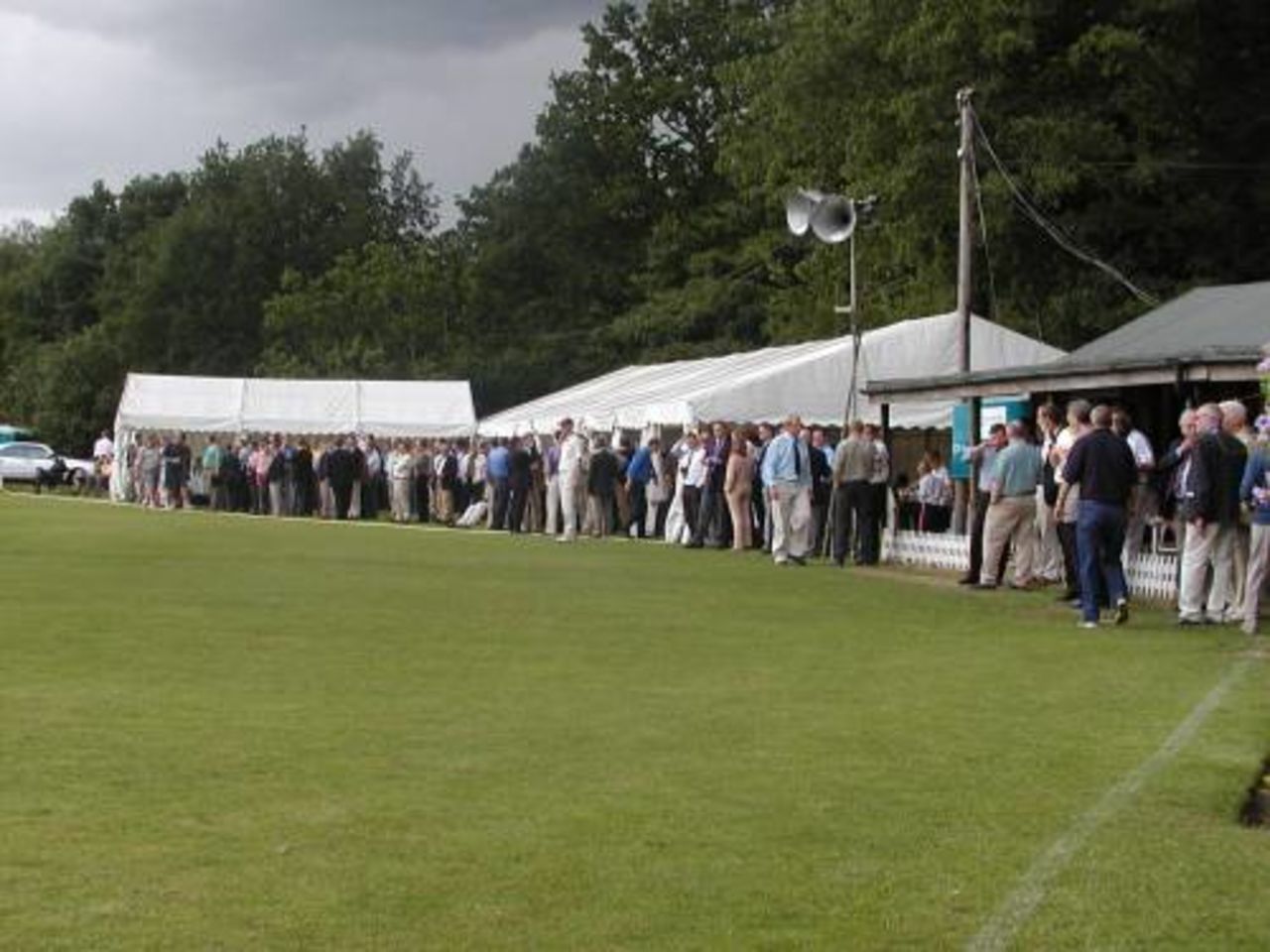 Tented village for hosts and sponsors