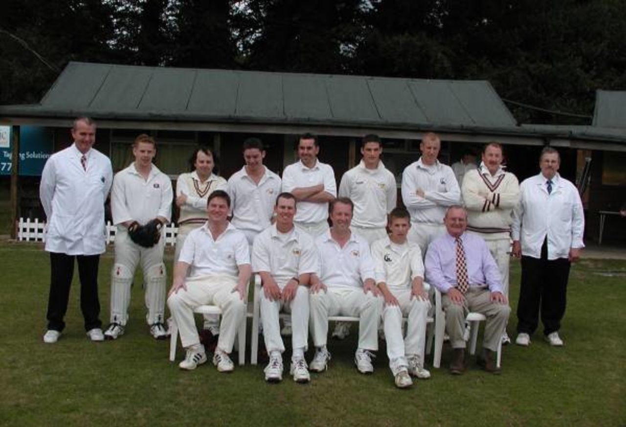 Eversley team against Hampshire