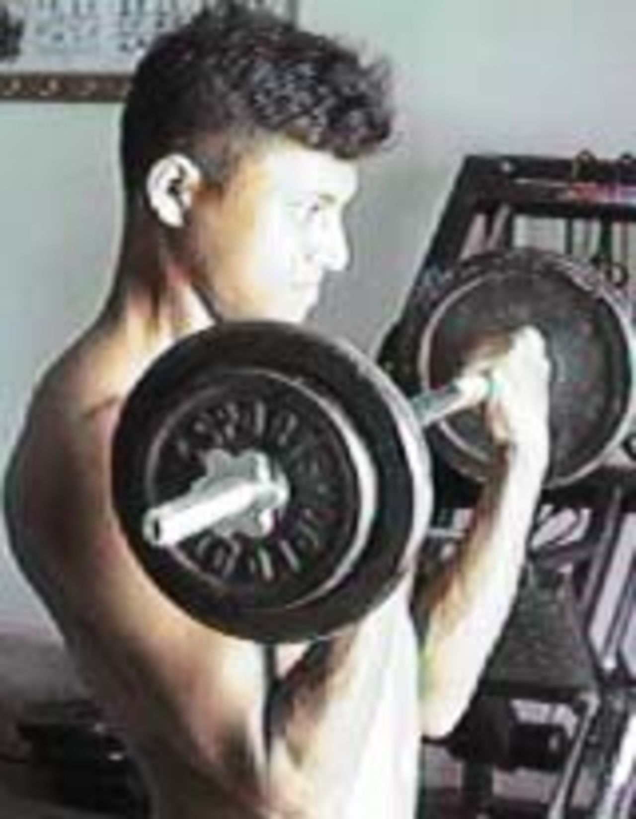 Bikash Ranjan Das is working on muscles