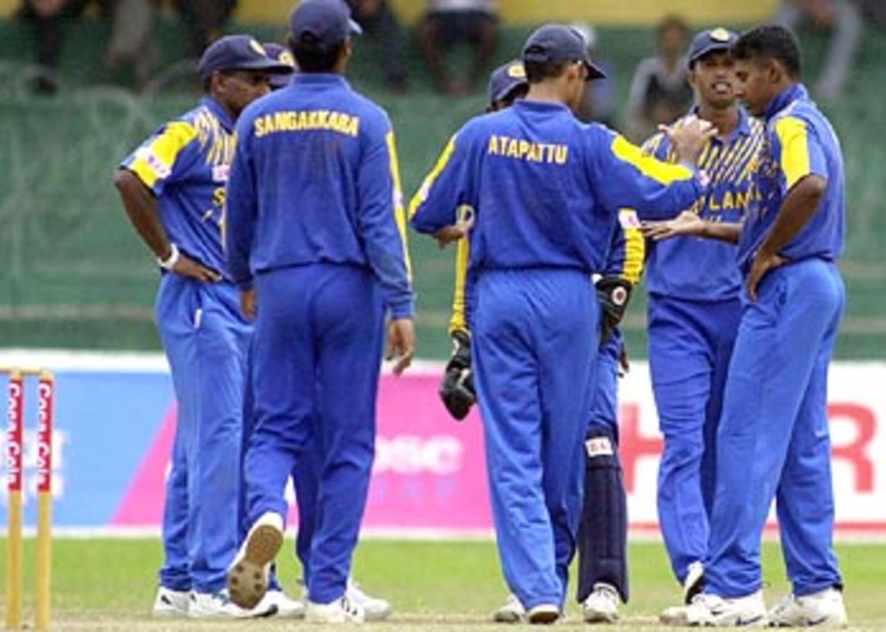28 July 2001: Coca-Cola Cup (Sri Lanka) 2001, 6th Match, India v Sri Lanka, R.Premadasa Stadium, Khettarama, Colombo
