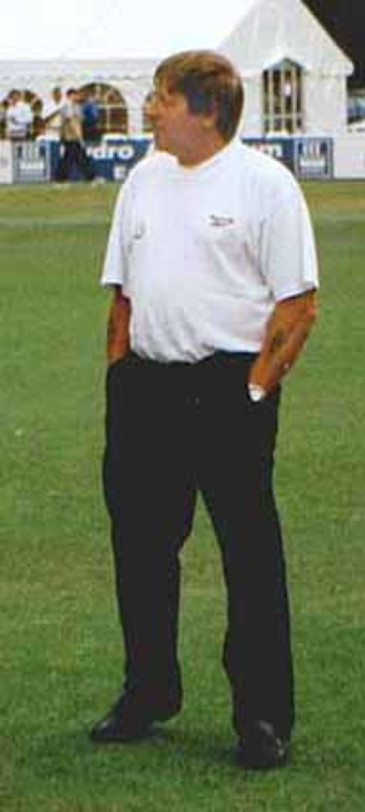 Glamorgan groundsman Len Smith
