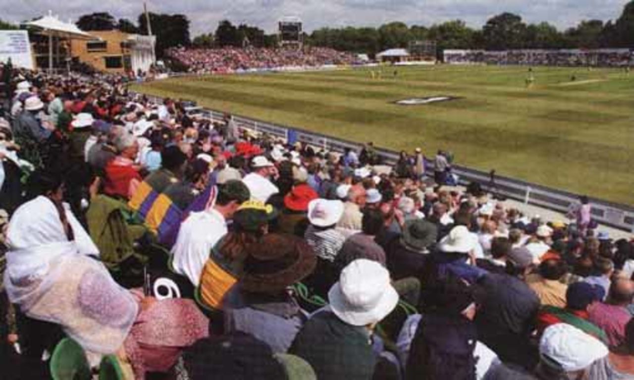 The Sophia Gardens ground in Cardiff on the day it hosted the One Day International between Australia and Pakistan on June 9th 2001