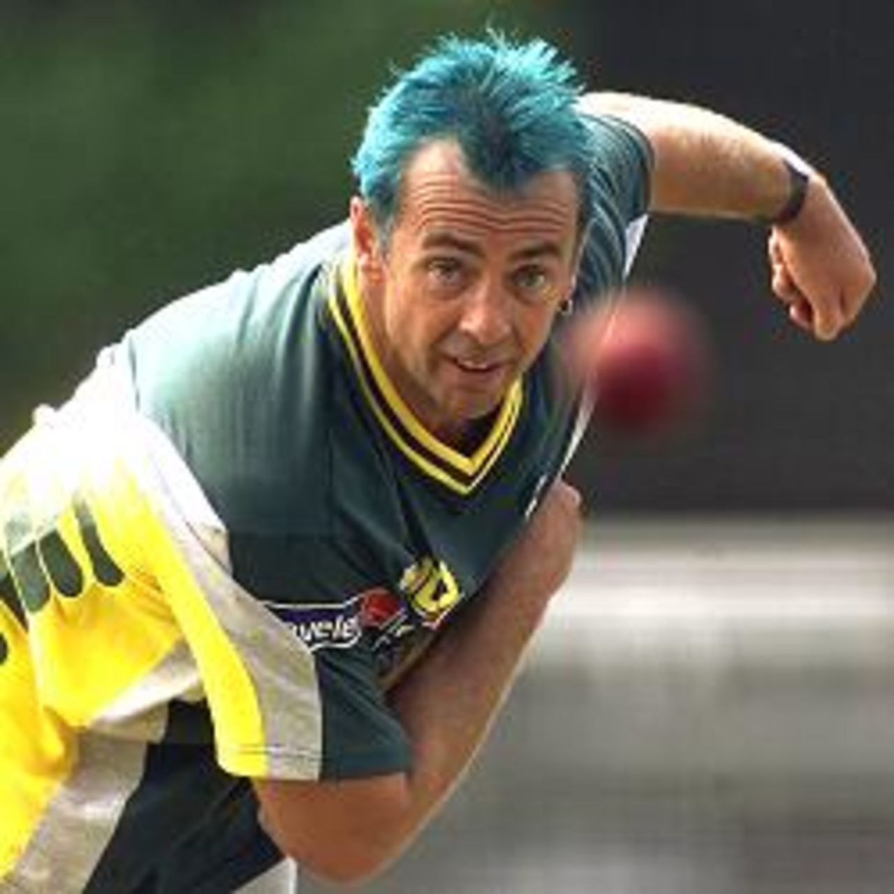 Colin Miller of Australia bowls during training at Lords Cricket Ground, London, England.