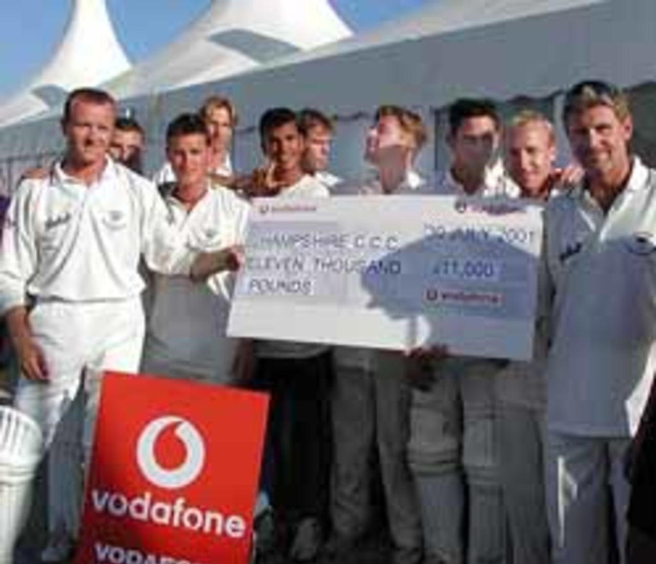 Hants v The Australians, Vodafone Challenge match , Rose Bowl Southampton 28-30 July 2001