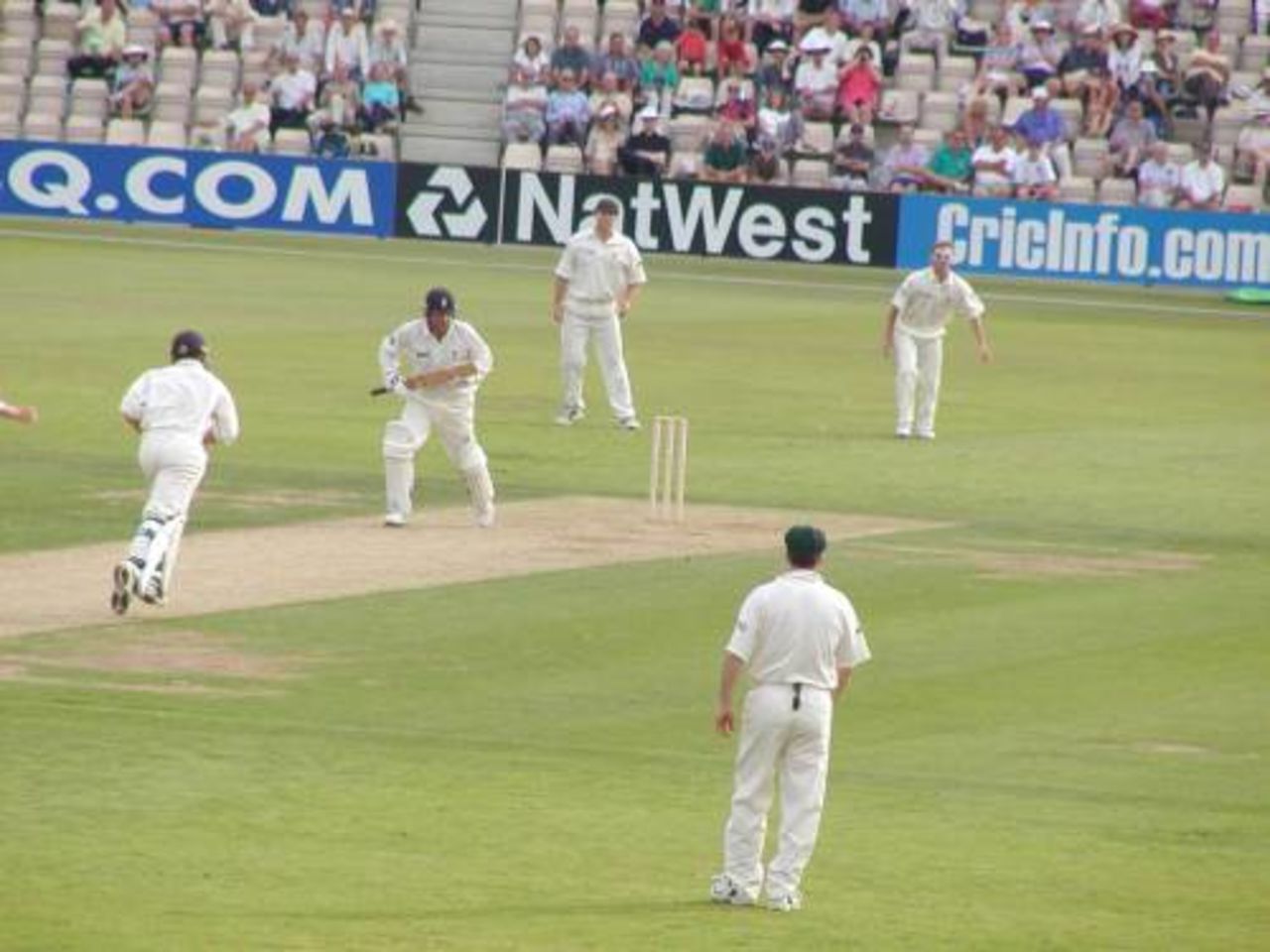Robin Smith sets off to complete his century against the Australians