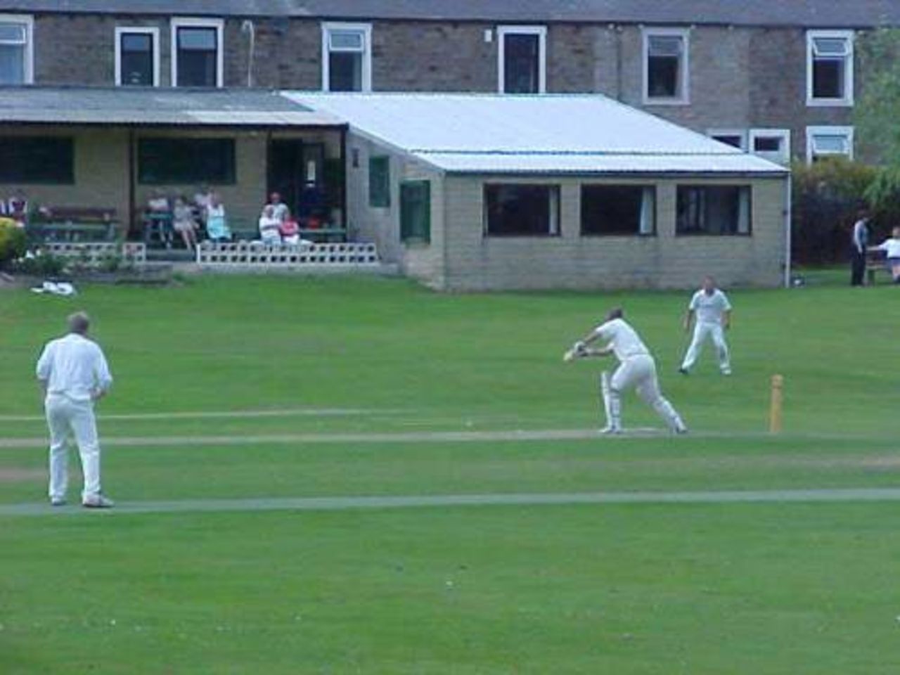 From where we see Glyn Sedman edge Ian Mitchell to third man