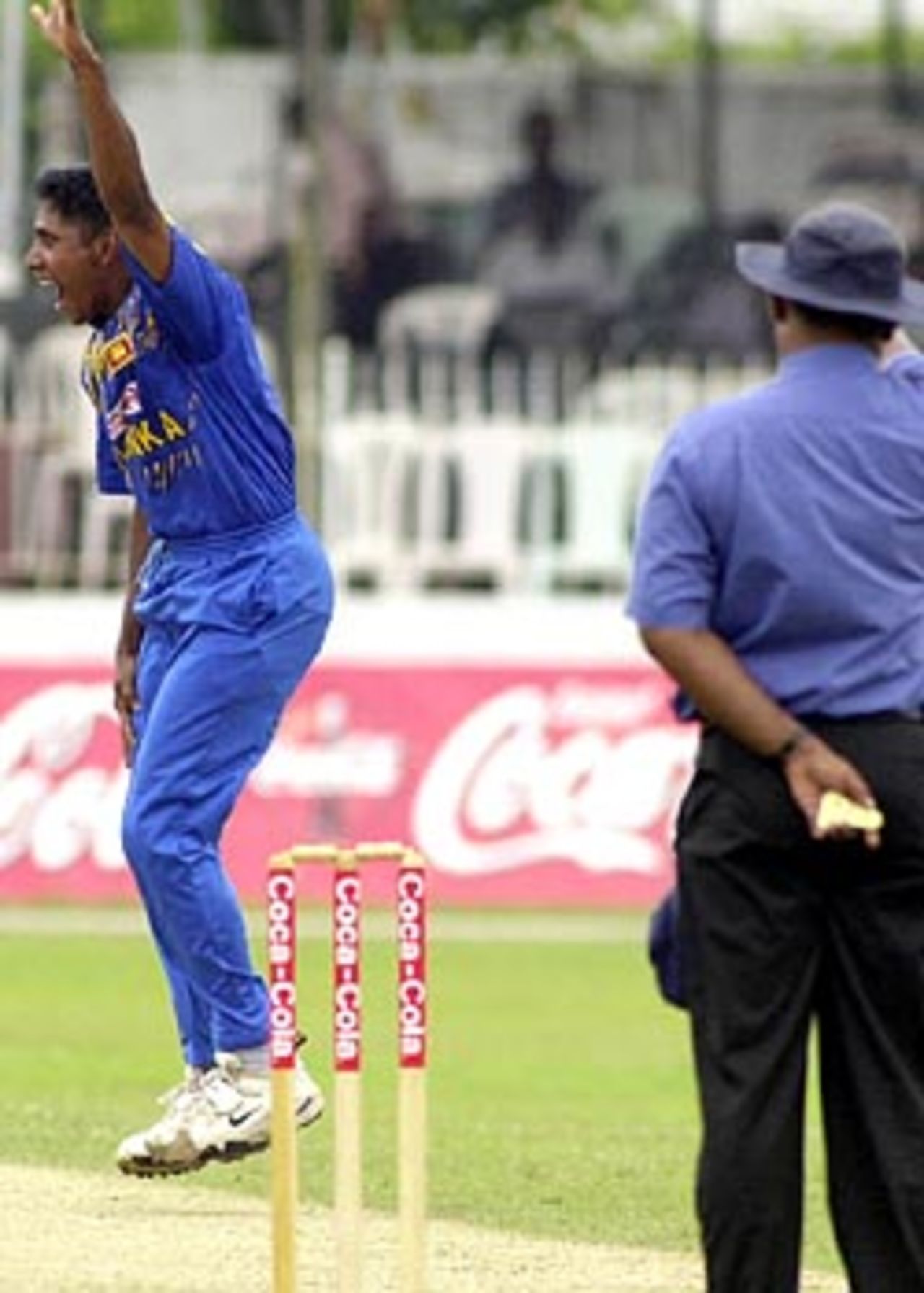 31 July 2001: Coca-Cola Cup (Sri Lanka) 2001, 7th Match, New Zealand v Sri Lanka, Sinhalese Sports Club, Colombo