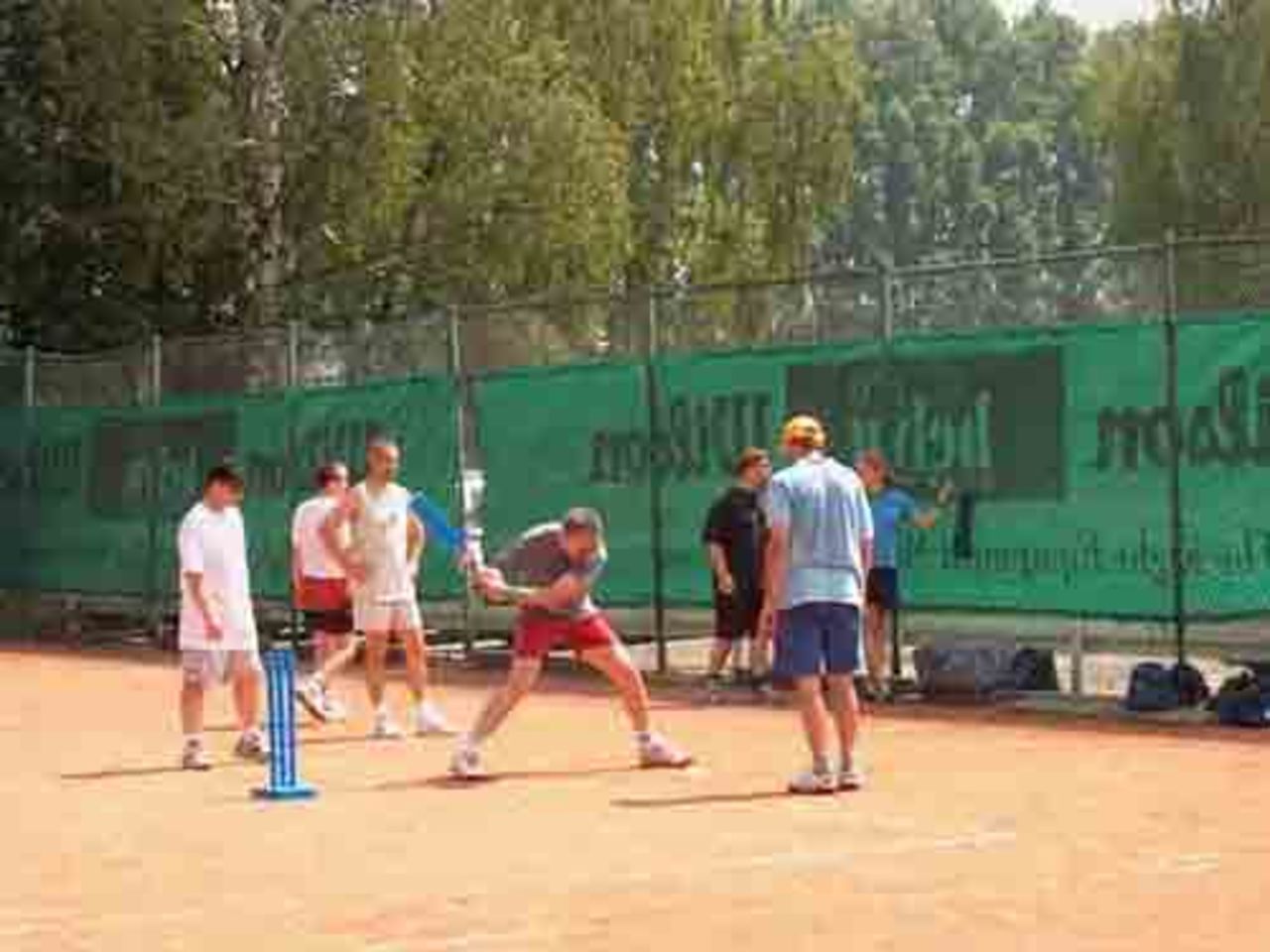 Coach Roland Lefevre watching carefully