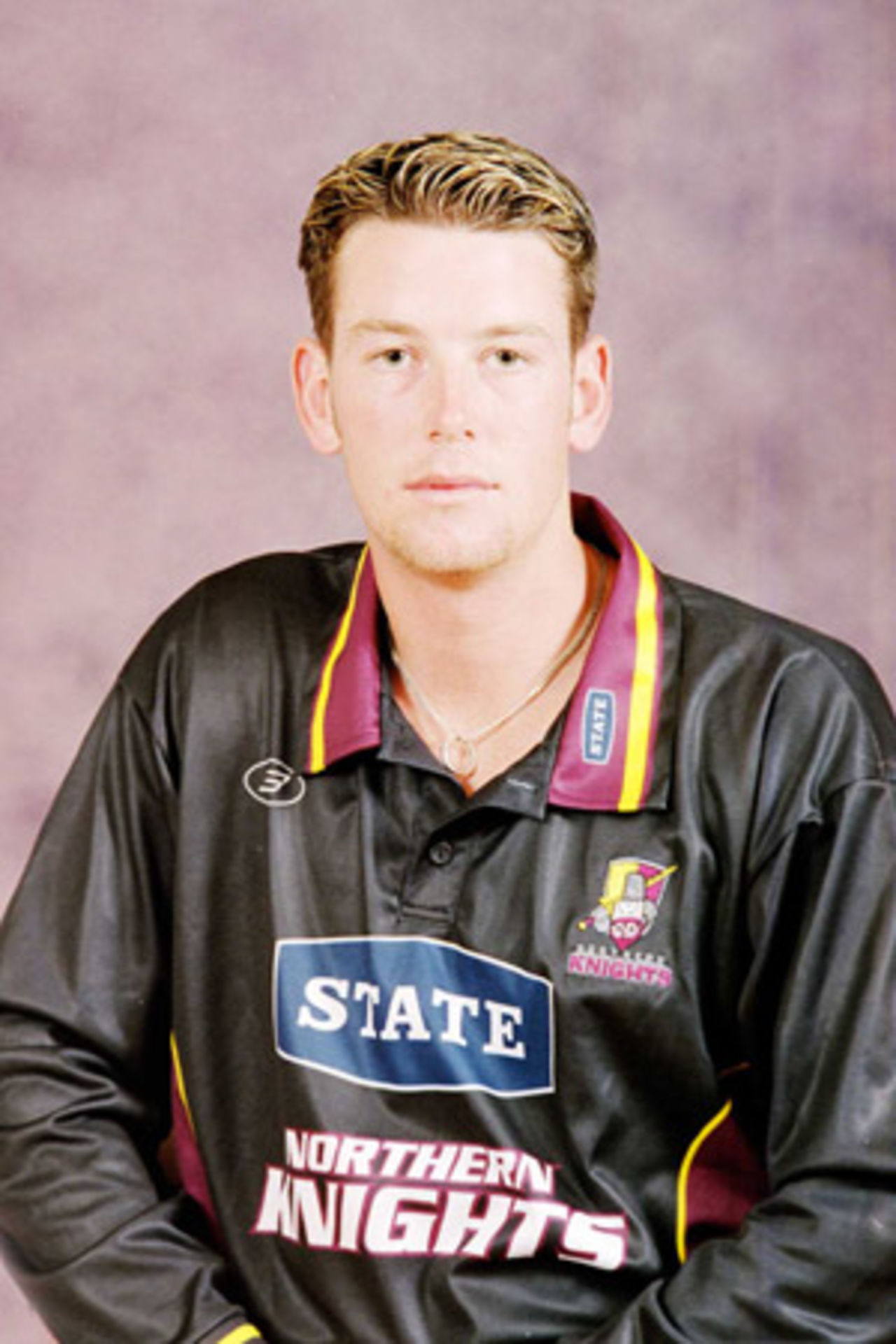 Portrait of Ian Butler, Northern Districts player in the 2001/02 season.