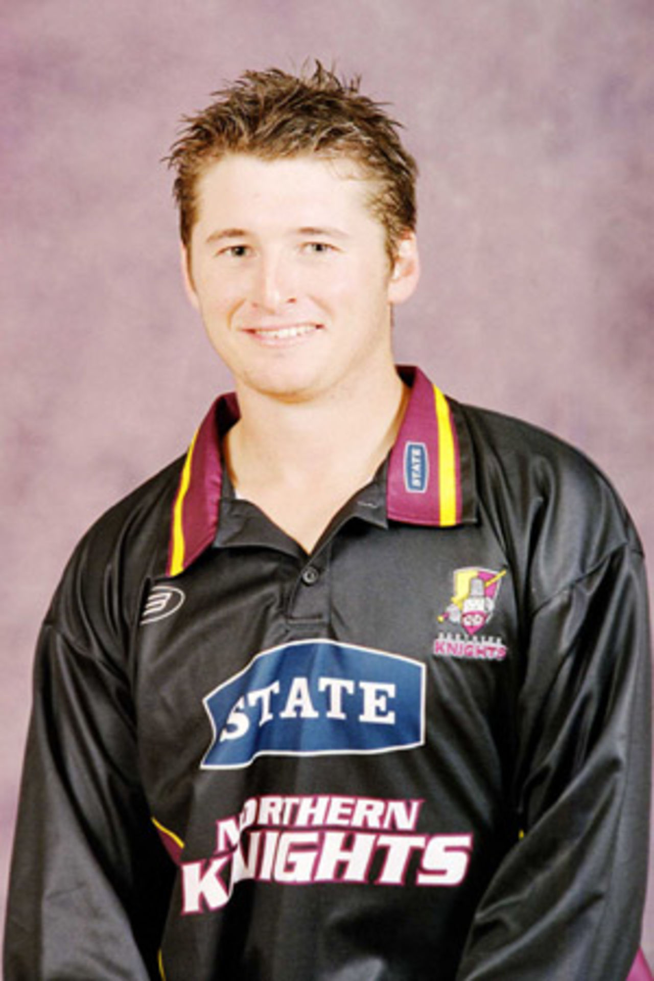Portrait of Bruce Martin, Northern Districts player in the 2001/02 season.