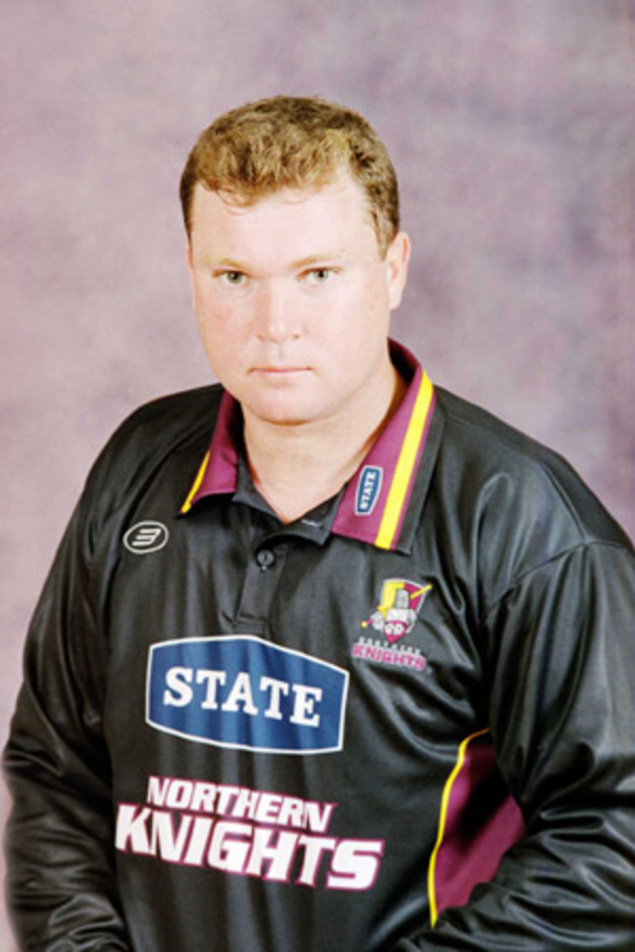 Portrait of Michael Parlane, Northern Districts player in the 2001/02 season.