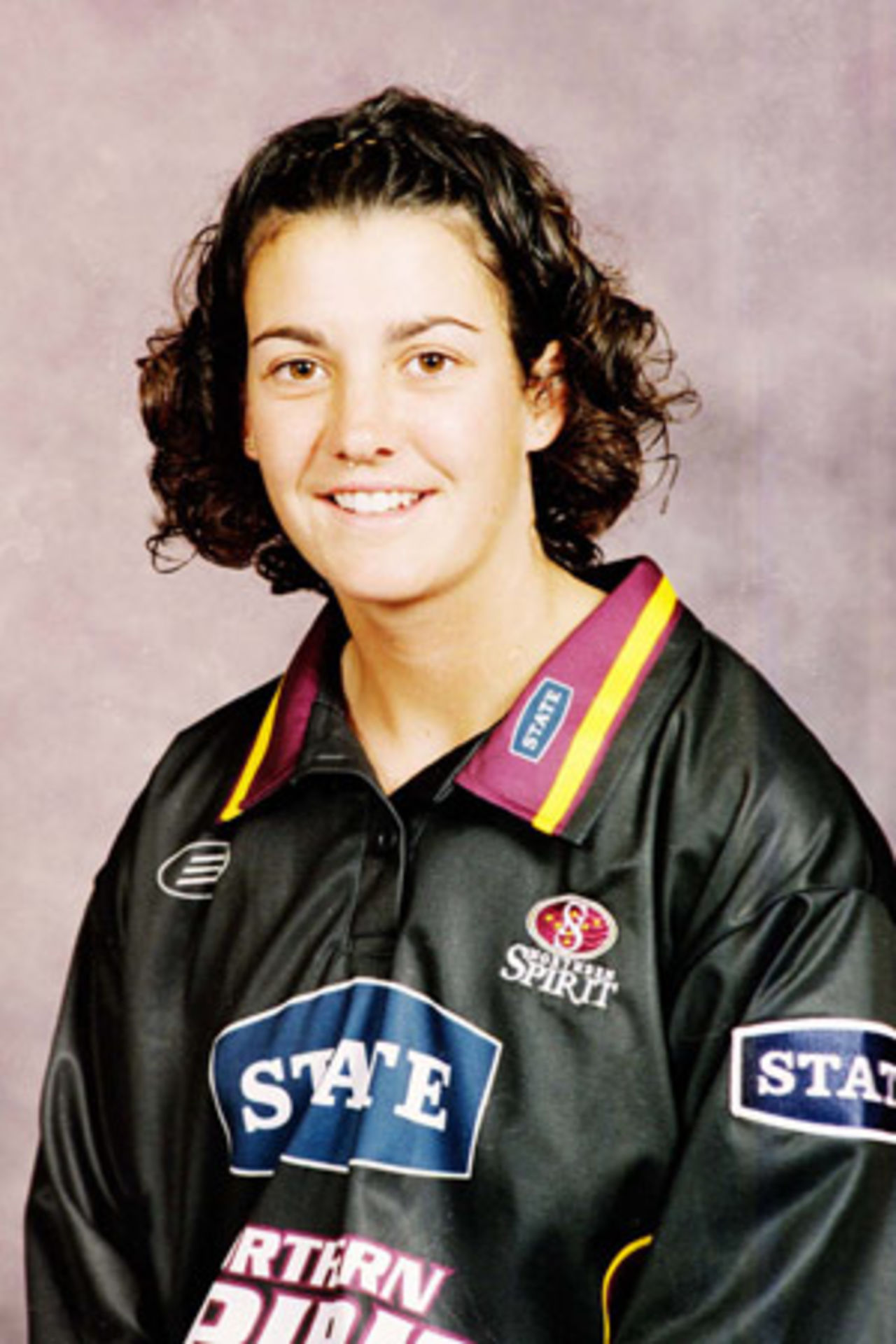 Portrait of Louise Milliken, Northern Districts women's player in the 2001/02 season.