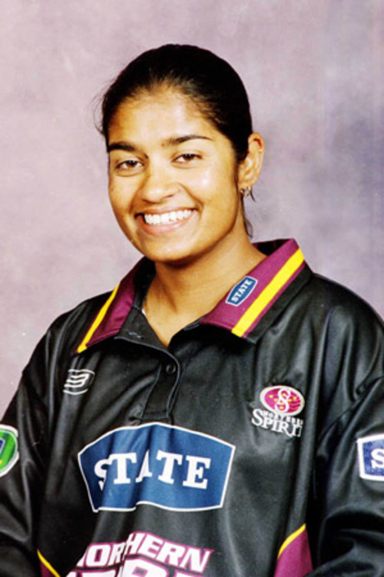 Portrait of Anjana Soma, Northern Districts women's player in the 2001/02 season.