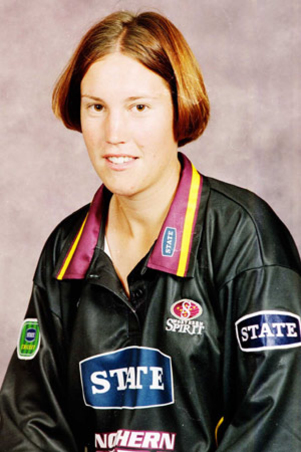 Portrait of Jenny Stafford, Northern Districts women's player in the 2001/02 season.