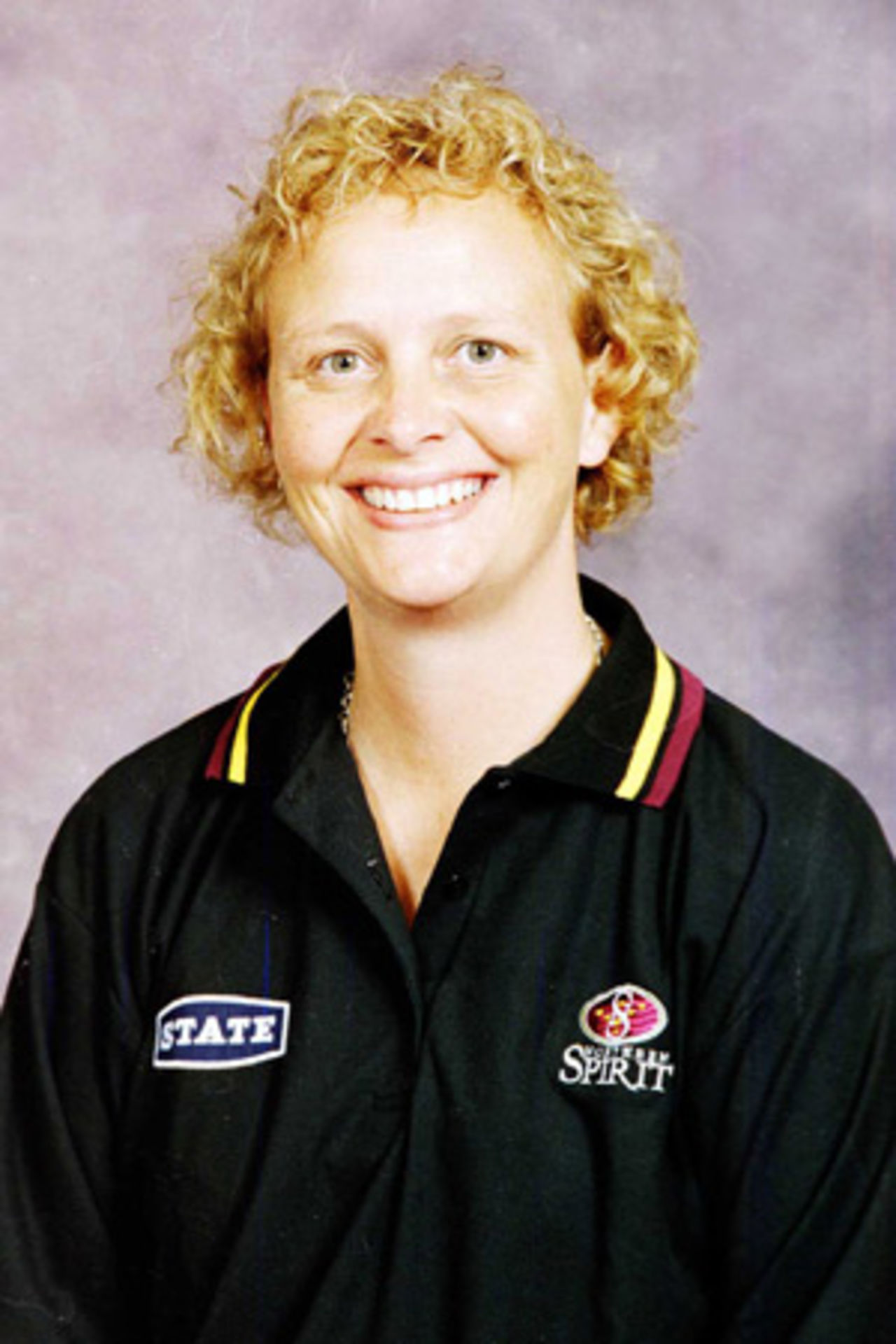Portrait of Gaylene Eyre, Northern Districts women's manager in the 2001/02 season.
