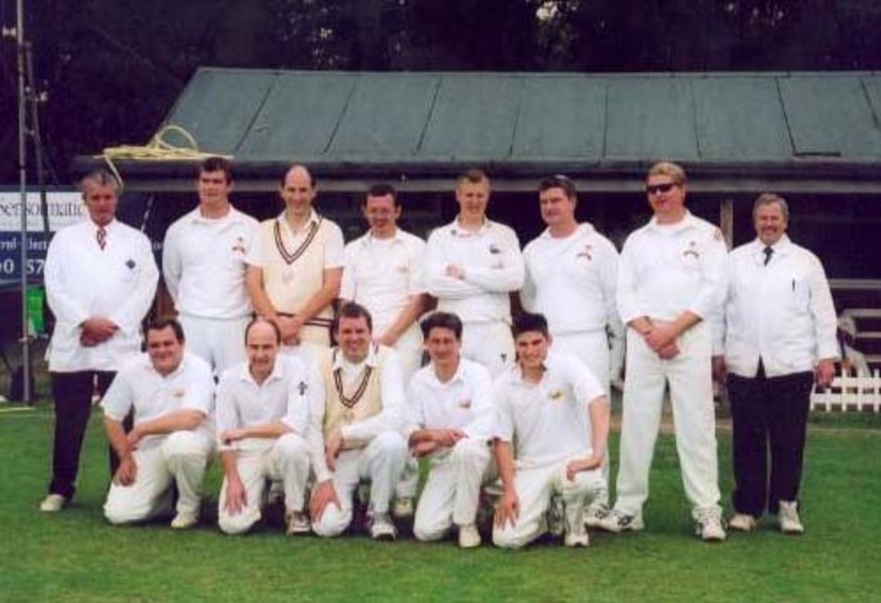 The Eversley team for Shaun Udal's benefit match at Eversley