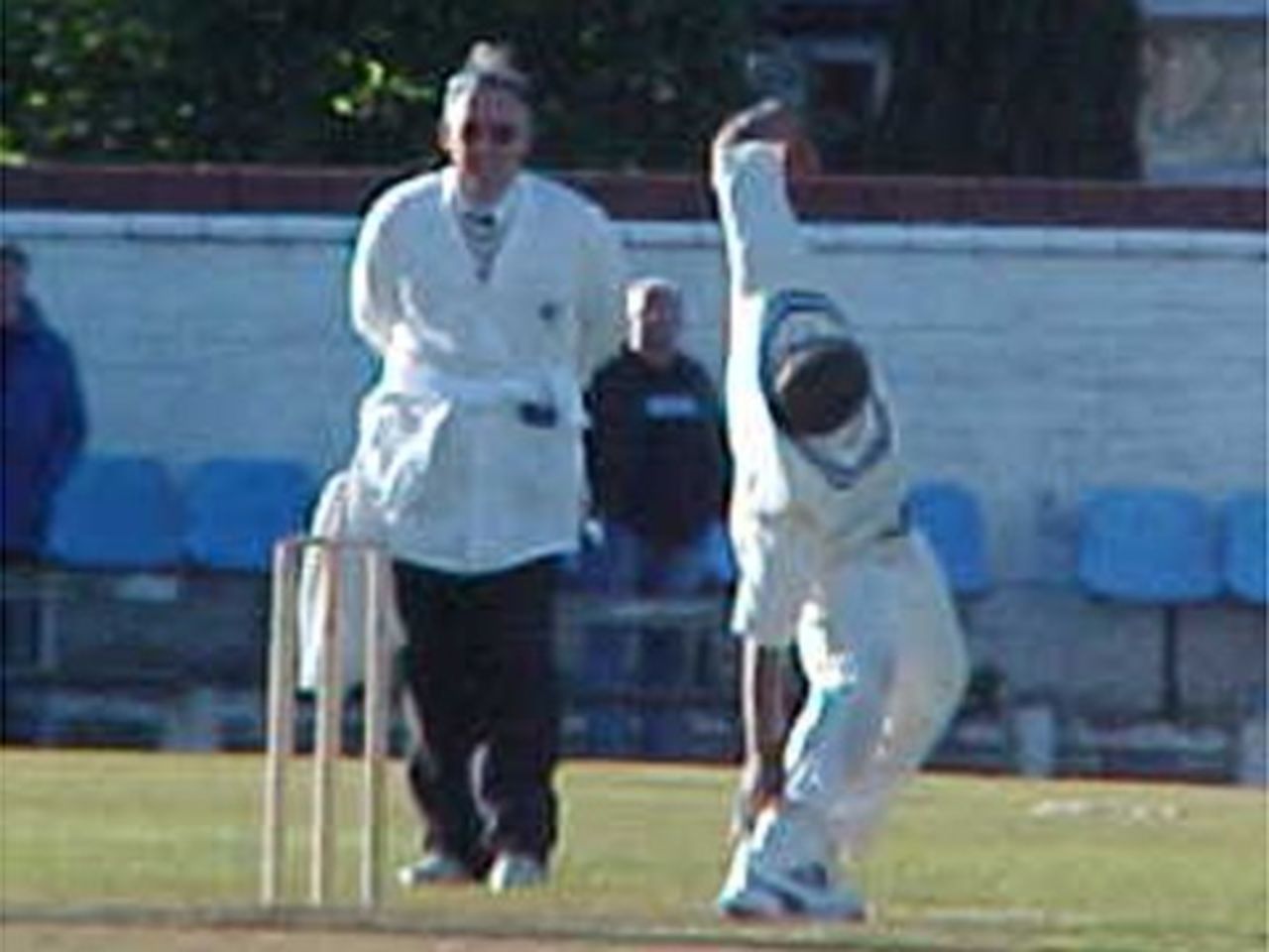 Paul Adams in action for Rishton in 2002 - no 7
