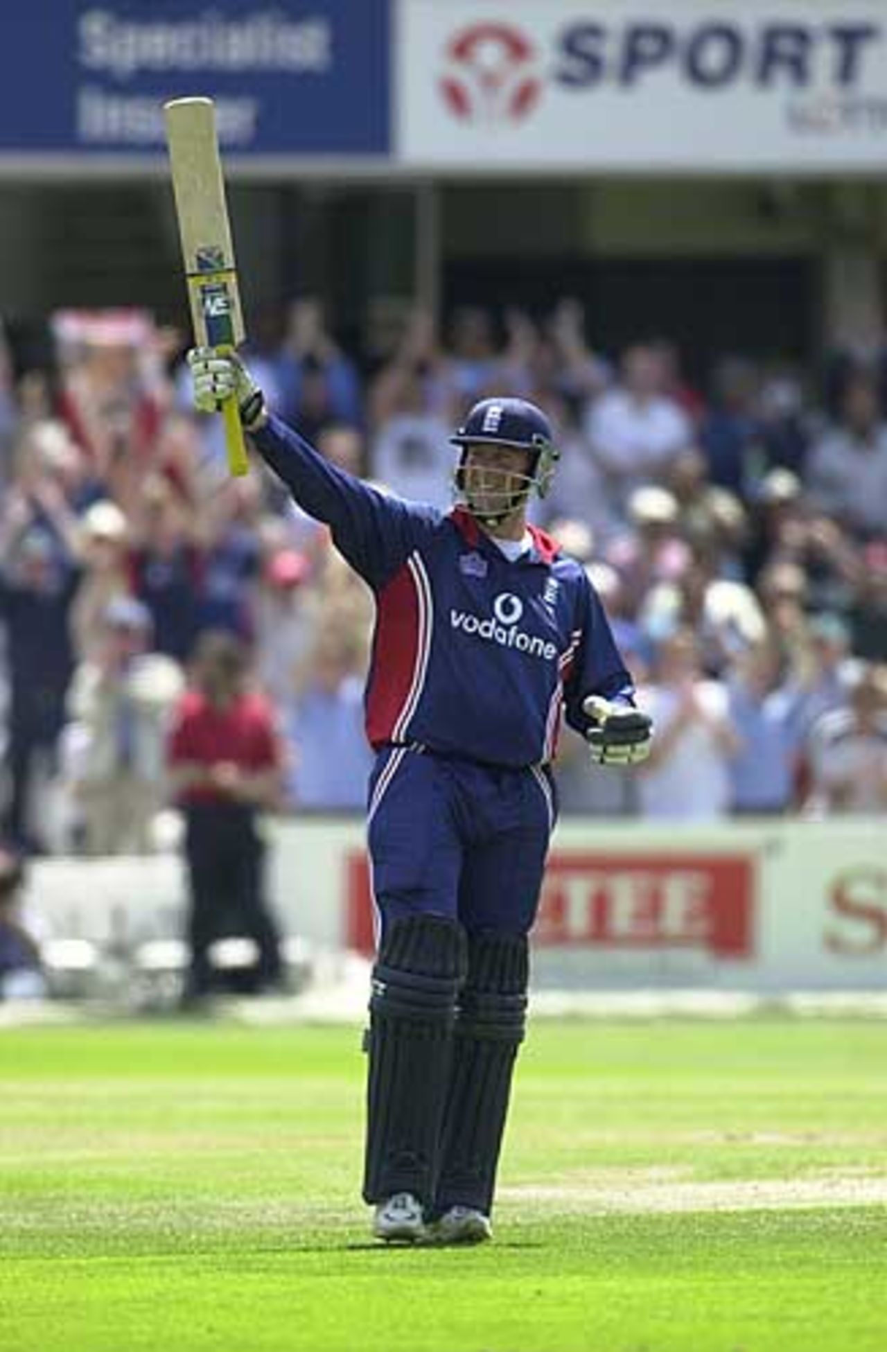 Marcus Trescothick with a well earnt ton, NatWest Series Final, 13th July 2002