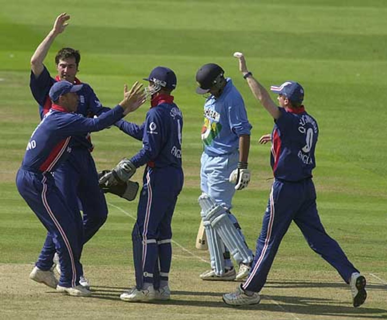 The Irani - Stewart combination has accounted for the departing Mongia, NatWest Series Final, 13th July 2002