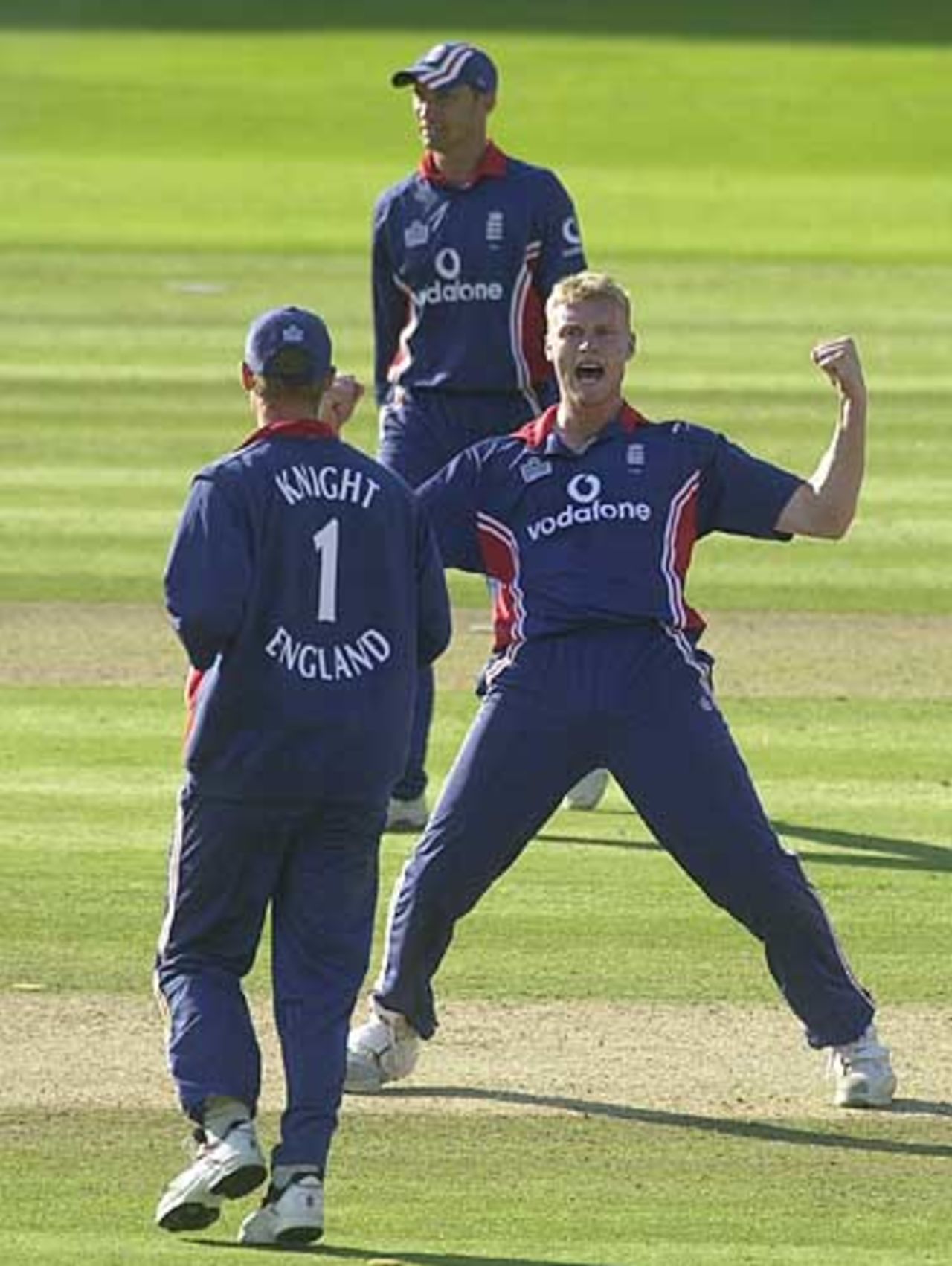 Flintoff has two wickets in an over and the scent of victory but..., NatWest Series Final at Lord's, 13th Jul 2002