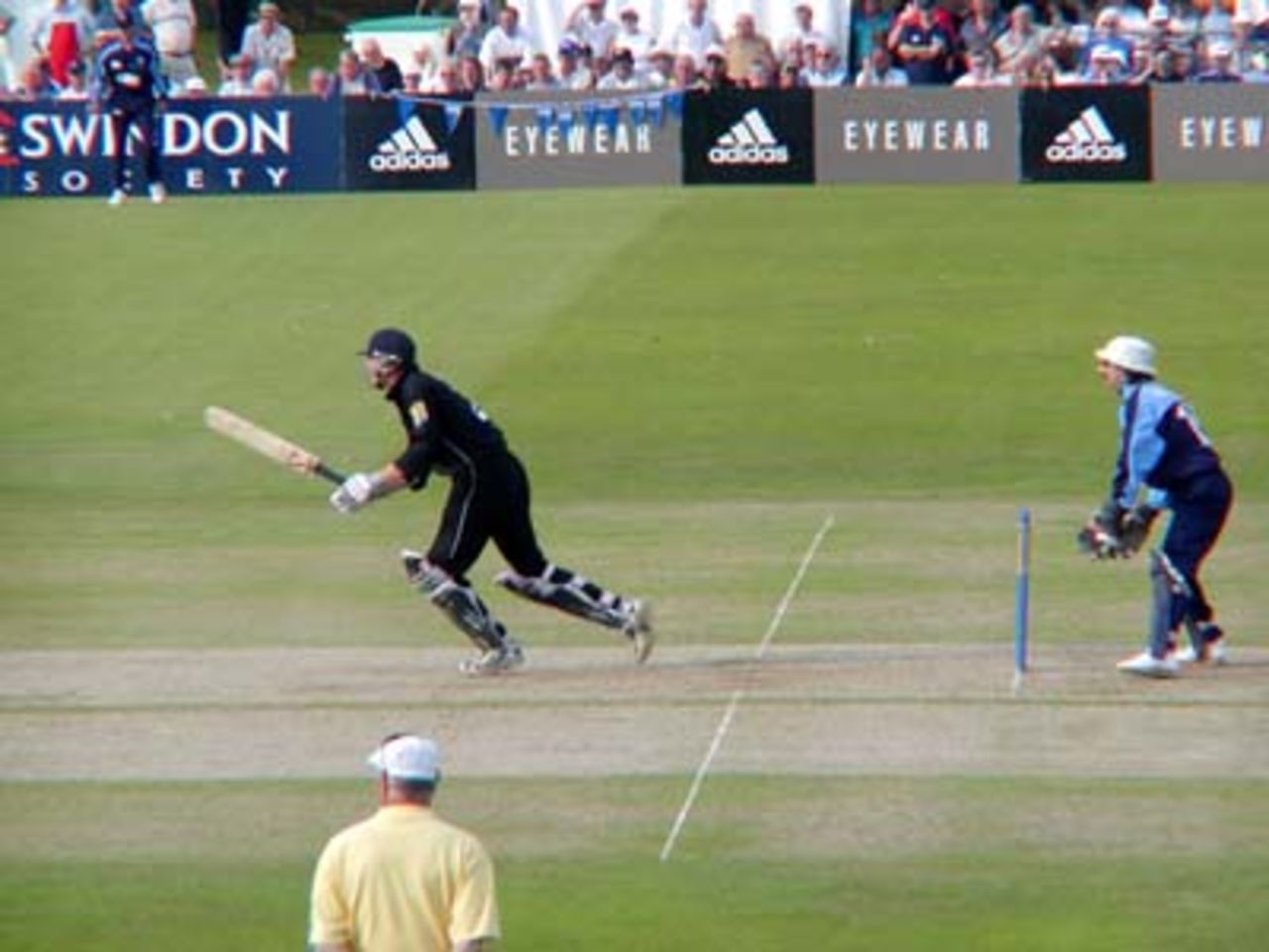 Shaun Udal on his way to 58 at the Cheltenham festival