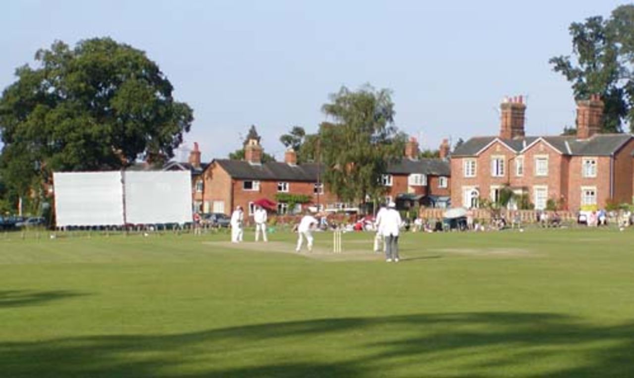 A view across the park at Hartley Wintney