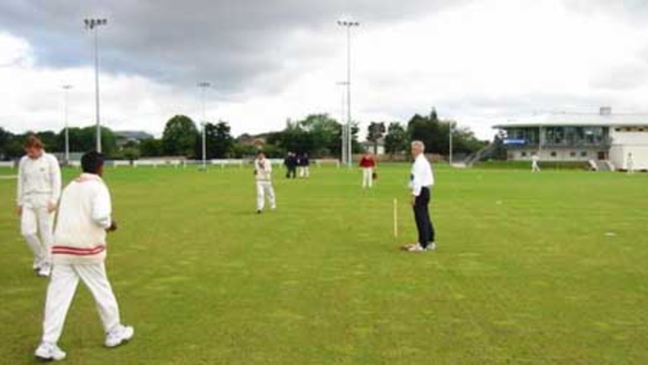 Gary Palmer working with the Austrian squad