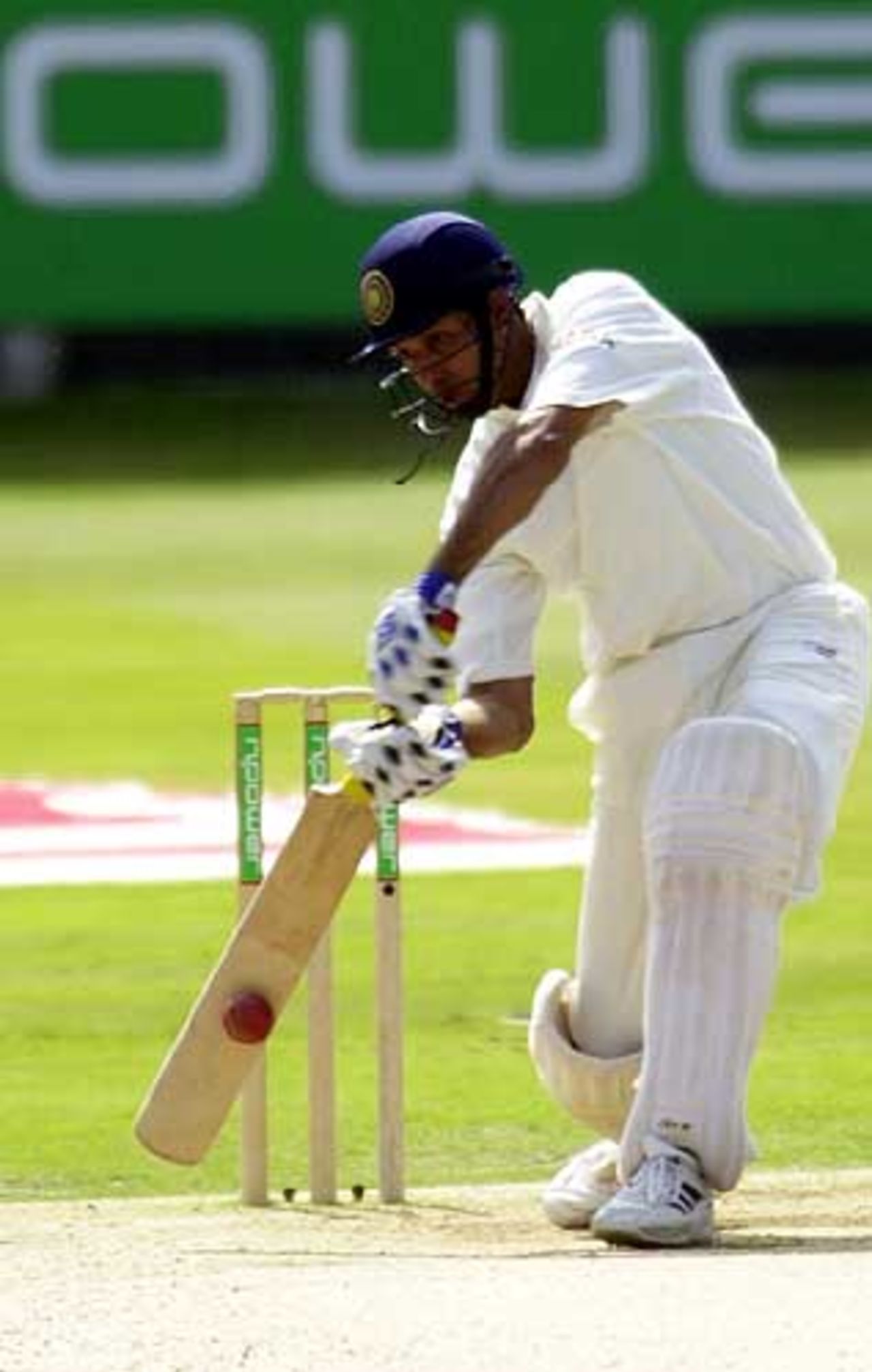 VVS Laxman remained undefeated at the end of the Indian first innings, England v India 1st npower Test at Lord's