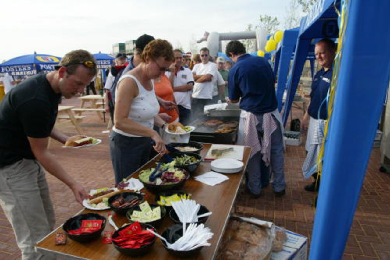 Barbie at the Twenty20 match at The Rose Bowl