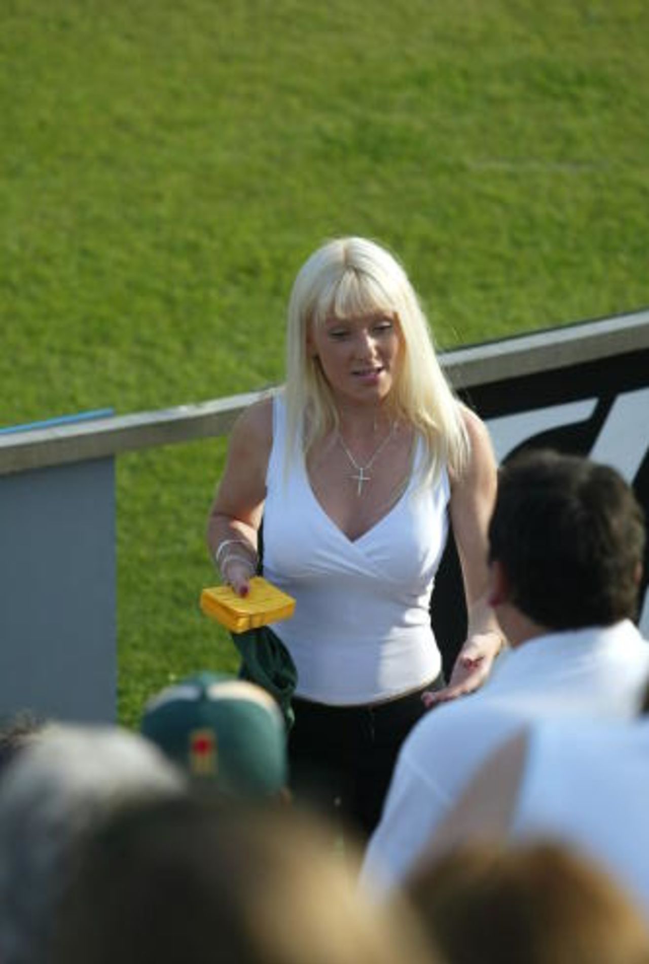 Lottery sales girl a popular addition to the event