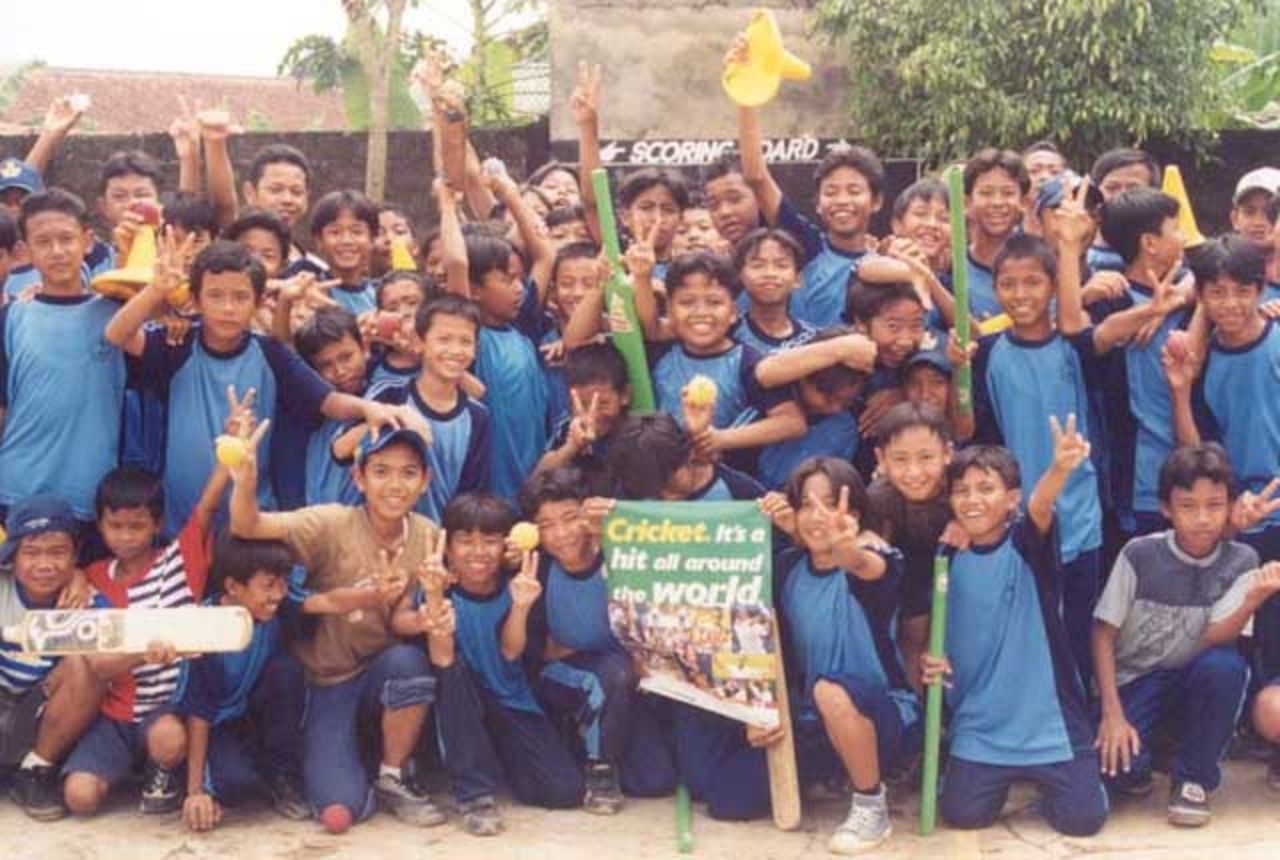 Junior cricket group from Jakarta