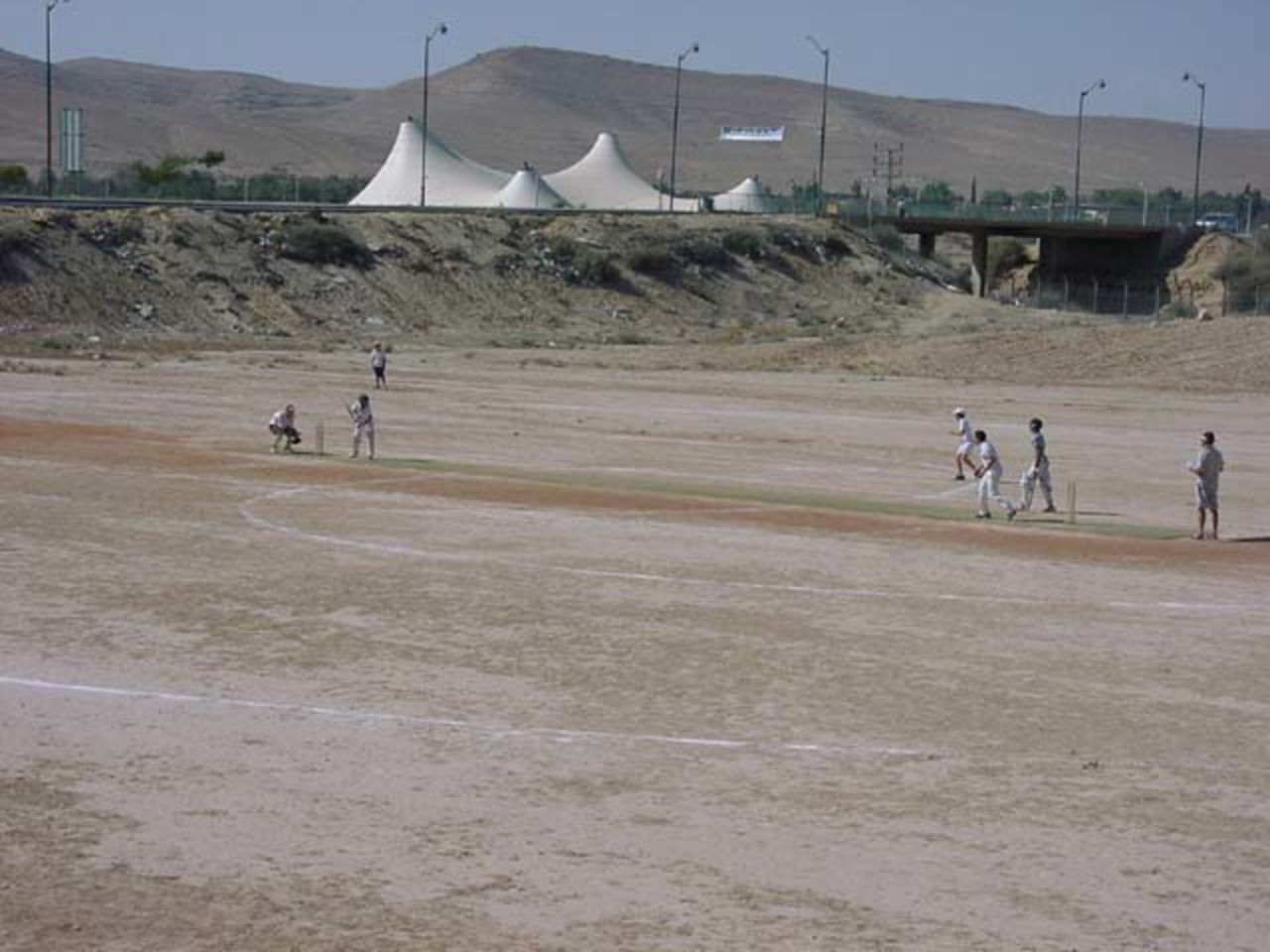 A junior match underway in Dimona