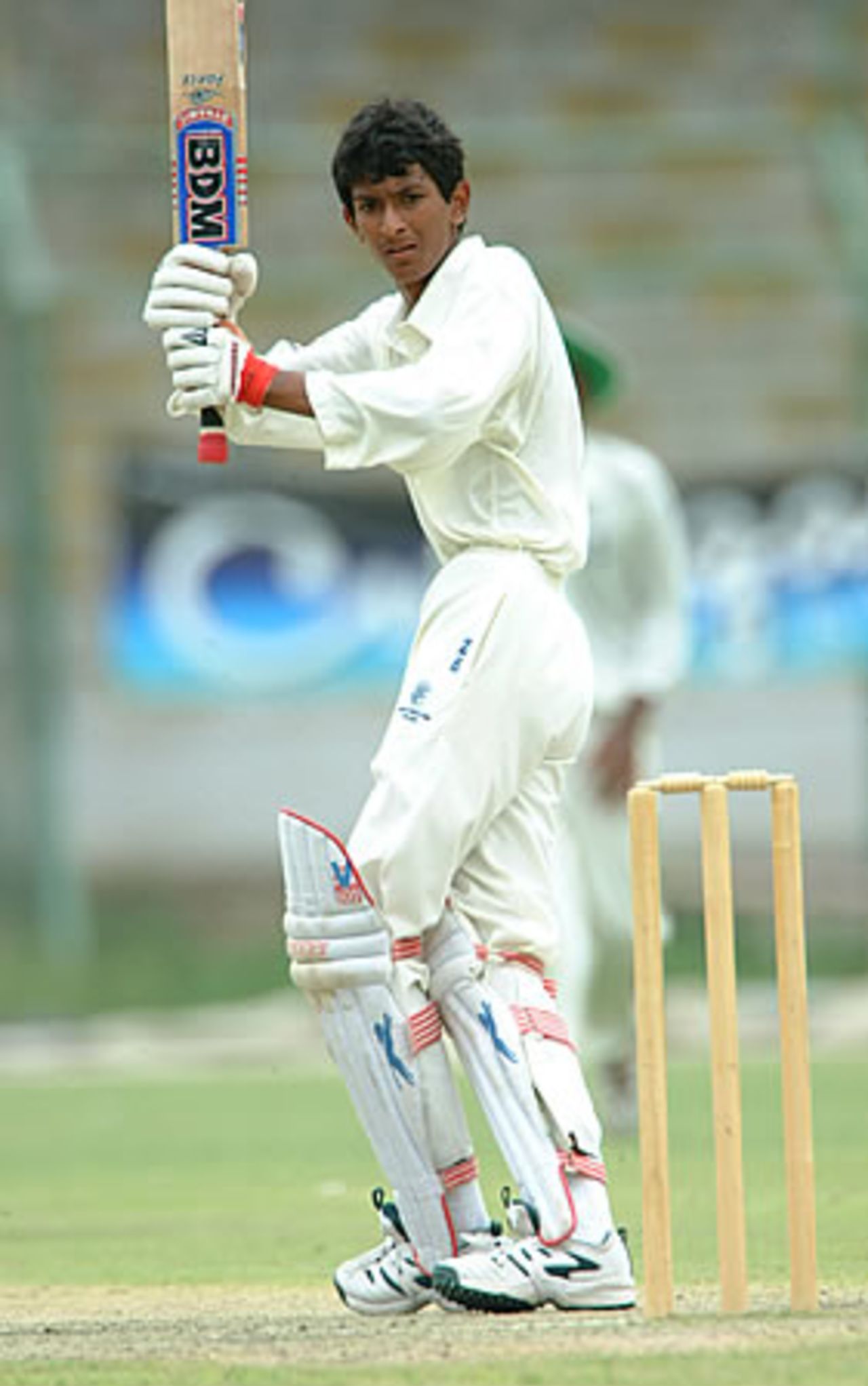 Darshil Upendra hit 27 for Thailand, Malaysia Under-19s v Thailand Under-19s at National Stadium Karachi, Youth Asia Cup 2003, 23 July 2003.