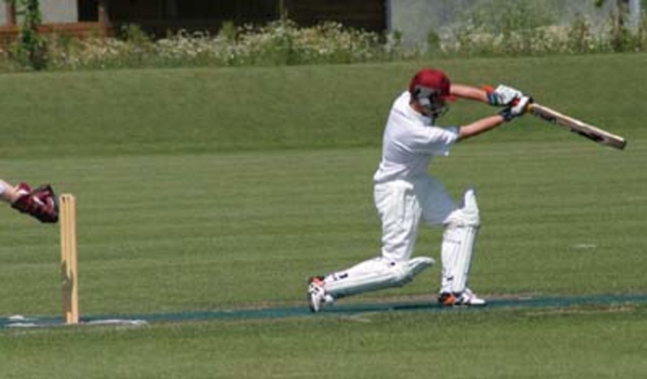 Alexei Kervezee of the Netherlands, ECC Under-13s Tournament 1st Division in Denmark, July 2003