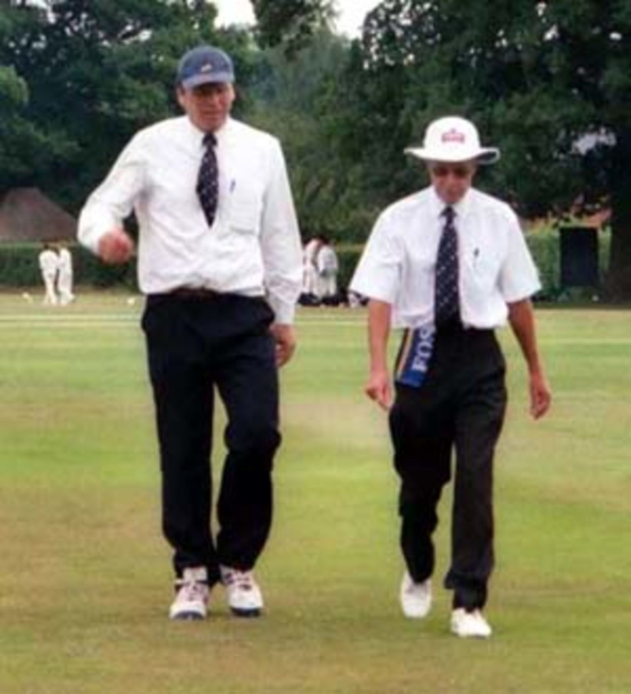 Niels Bindslev (left) part of the EDP Umpire Exchange Scheme