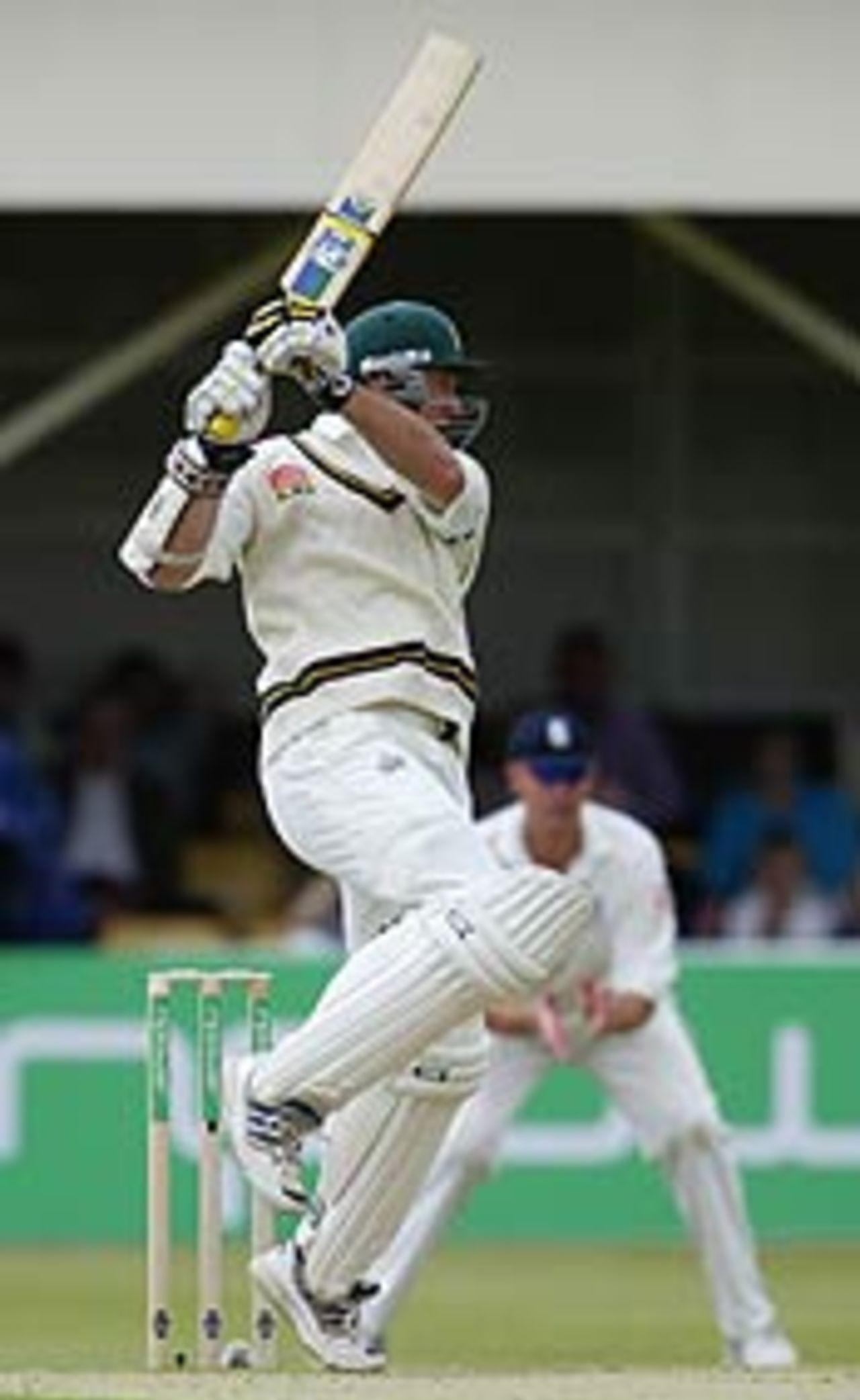 Graeme Smith hits out, England v South Africa, 1st Test, Day 3, July 26, 2003
